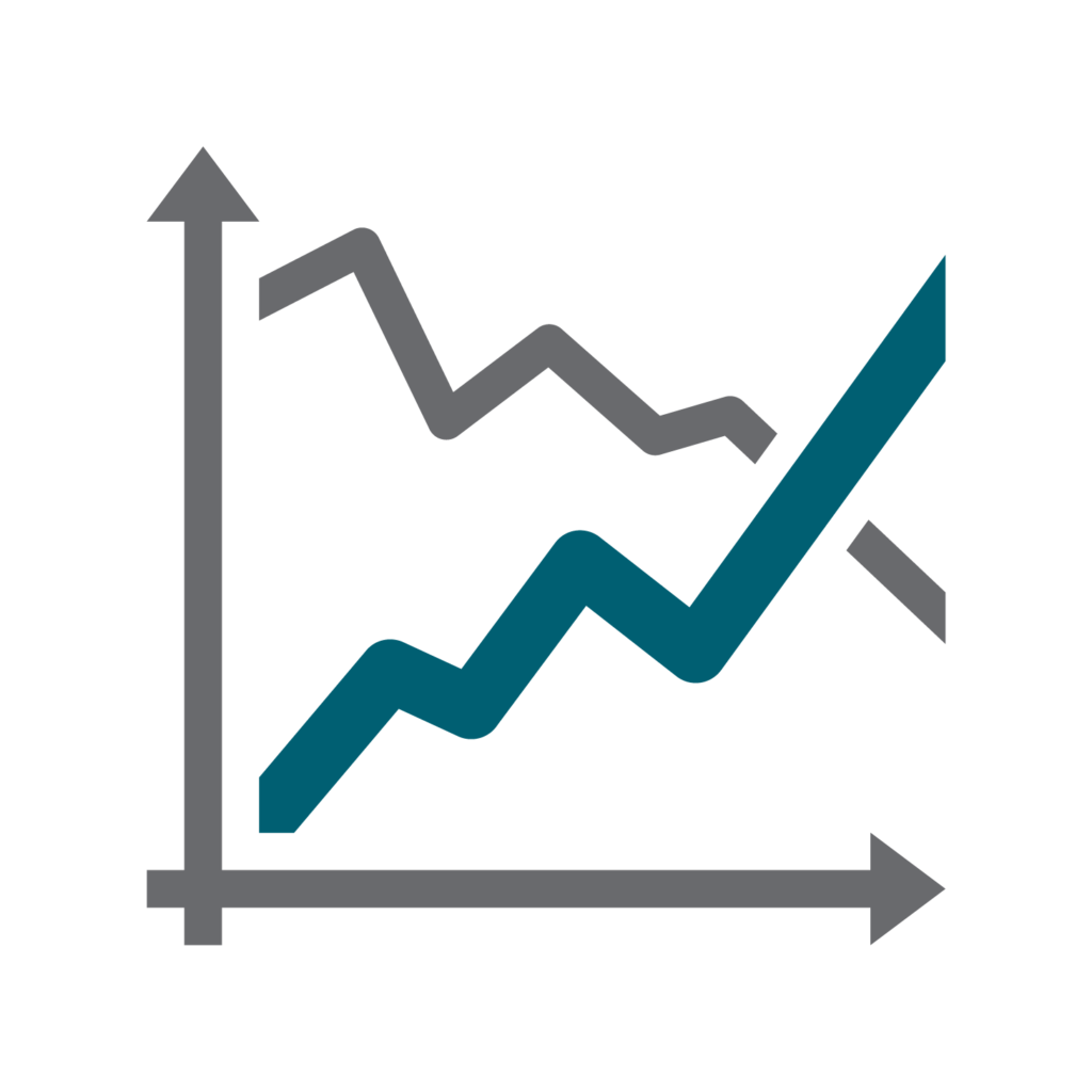 Investment Planning Graph and Statistics Icon - Ascent Wealth Management